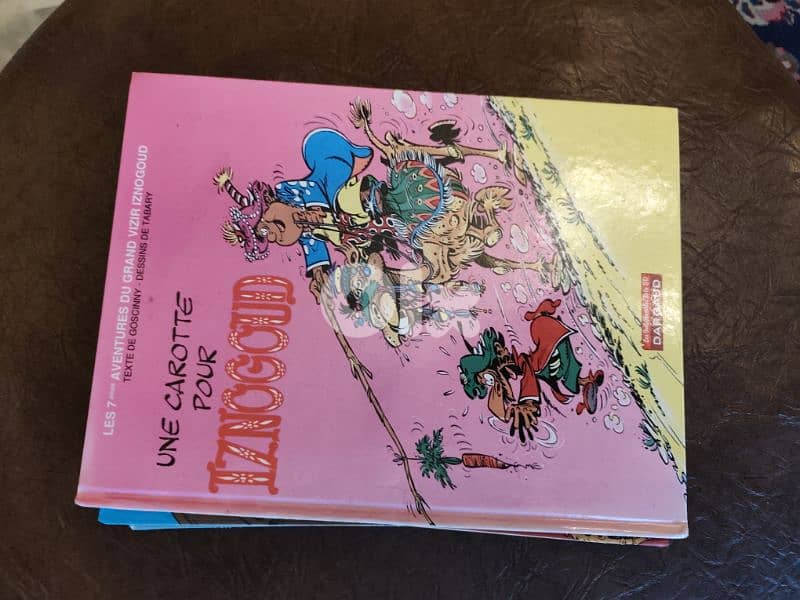 children bandes dessinees 6 books in ,french,in good condition 3