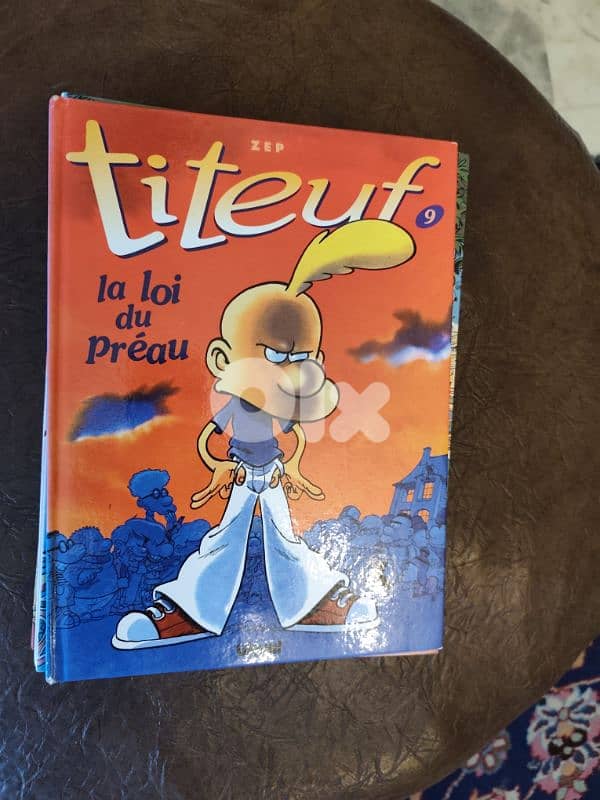 children bandes dessinees 6 books in ,french,in good condition 5