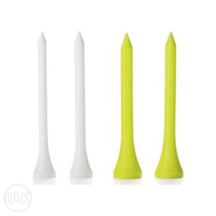 Crivit Golf Tees Wood – White/Green – 150pcs 1