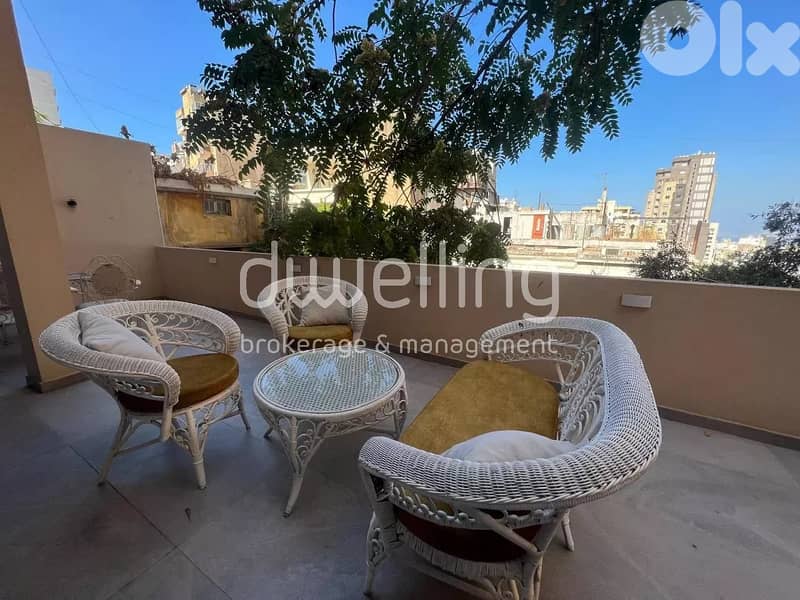 Apartment for rent with Terrace & View in Achrafieh Sioufi 0
