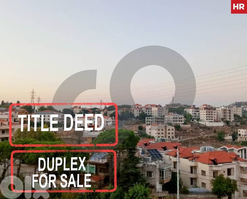 325sqm duplex in a peaceful neighborhood in Aley AlKetani REF#HR111742 0