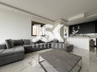 L19223 - Apartment With Mountain And Sea View For Rent in Mansourieh