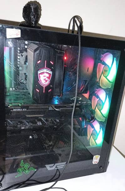 BEST GAMING COMBO READ DISCRETION MSI COMPUTER with Desk