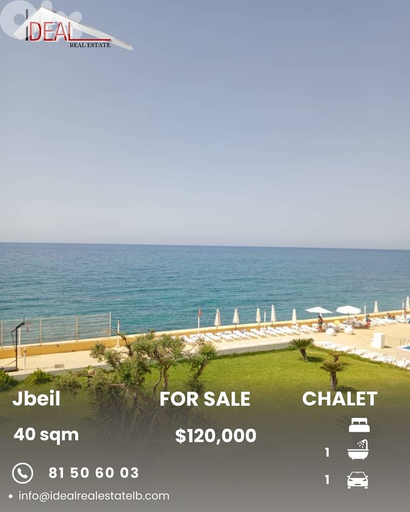 Chalet for sale in Jbeil شالية للبيع في جبيل 0