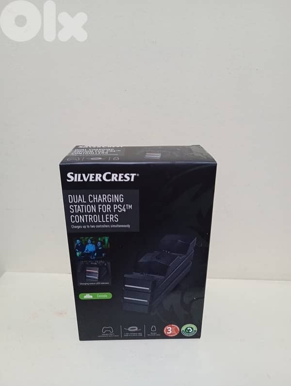 Brand New SilverCrest Dual Charging Station for PS4 Controllers 0