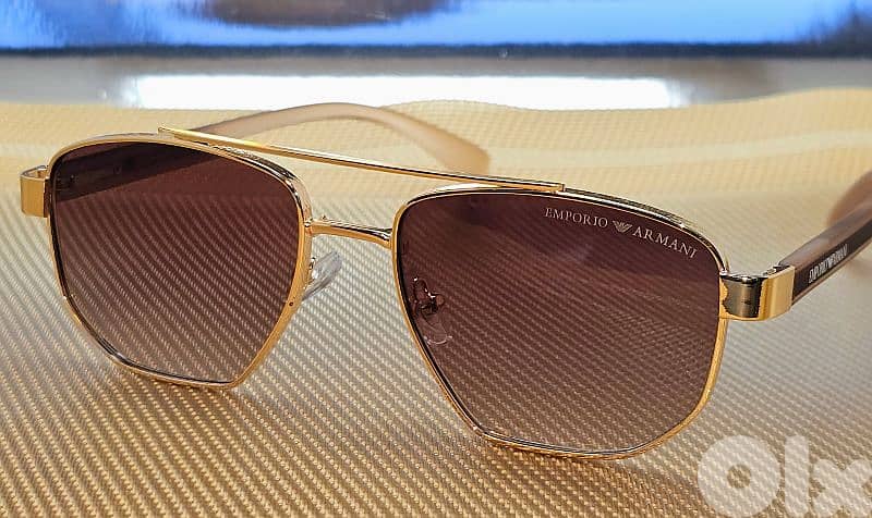Emporio Armani Luxury Gold Sunglasses 1