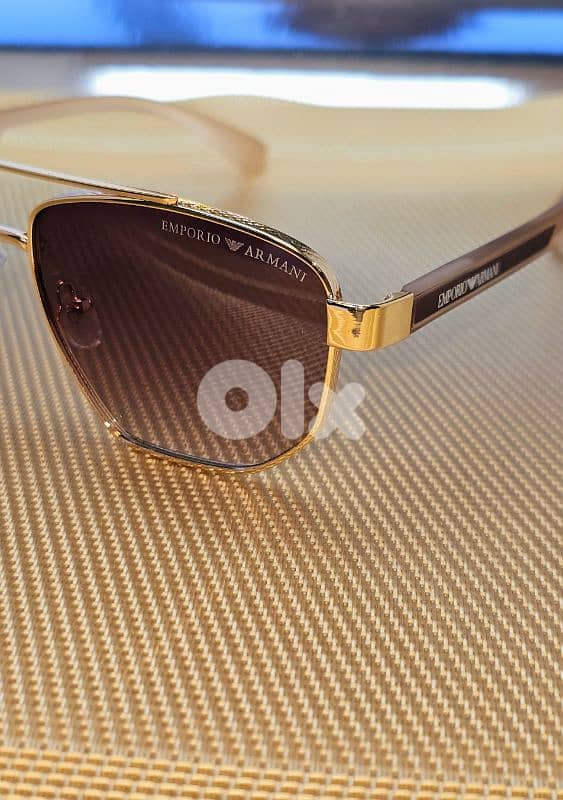 Emporio Armani Luxury Gold Sunglasses 2