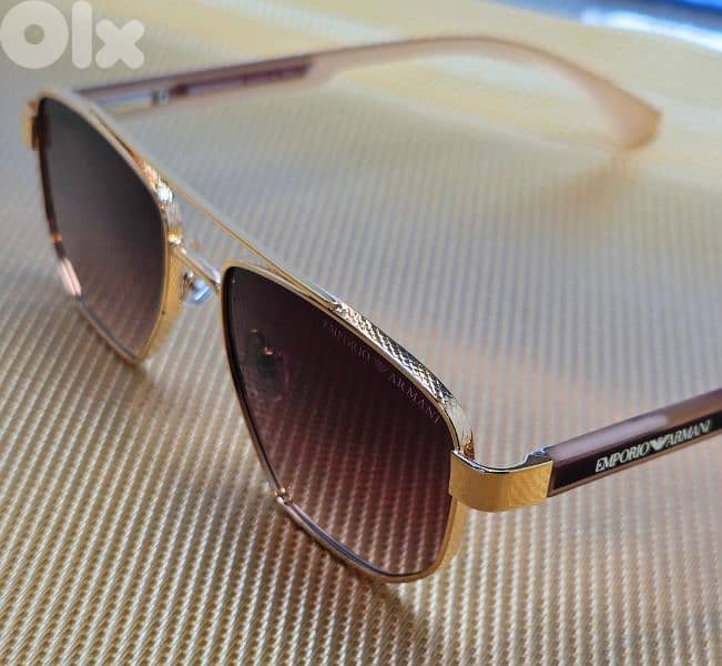 Emporio Armani Luxury Gold Sunglasses 3