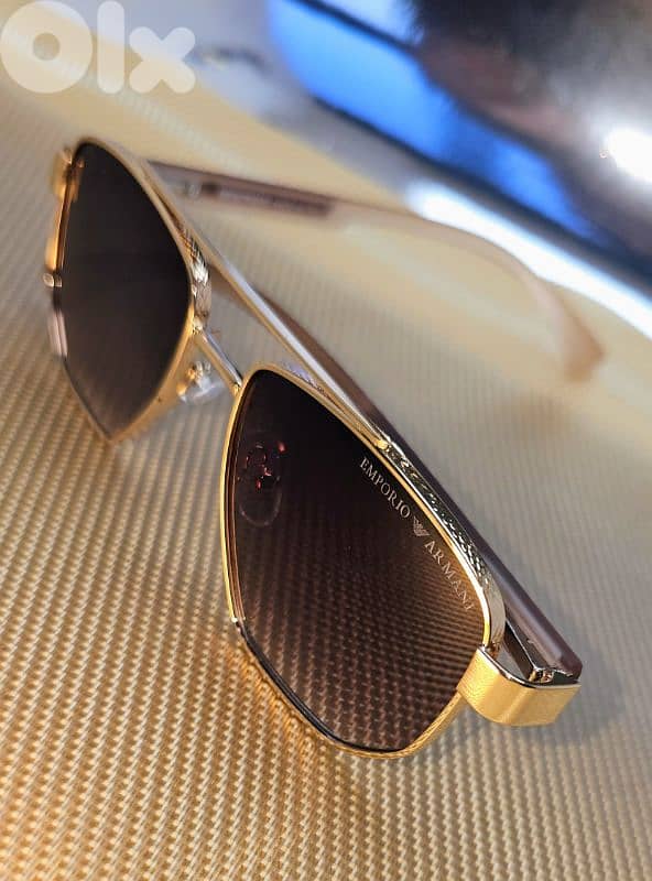 Emporio Armani Luxury Gold Sunglasses 5