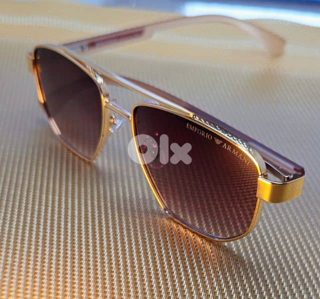 Emporio Armani Luxury Gold Sunglasses 6