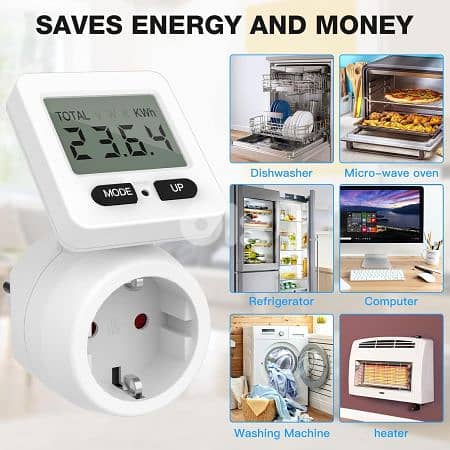 Silvercrest Electric Consumption Controler Max 3680W- استهلاك الكهرباء 1