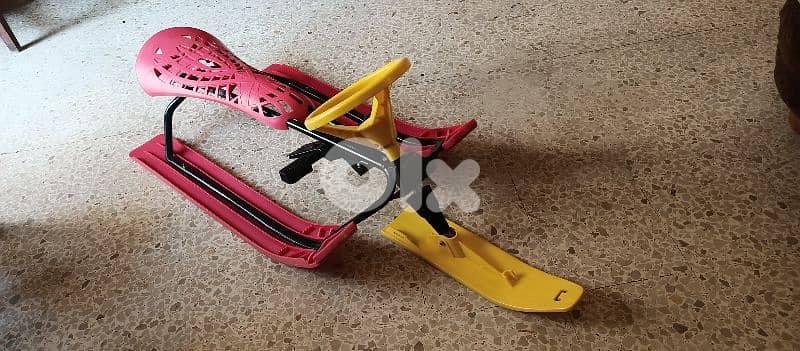 Kids Snowmobiile toboggan 1