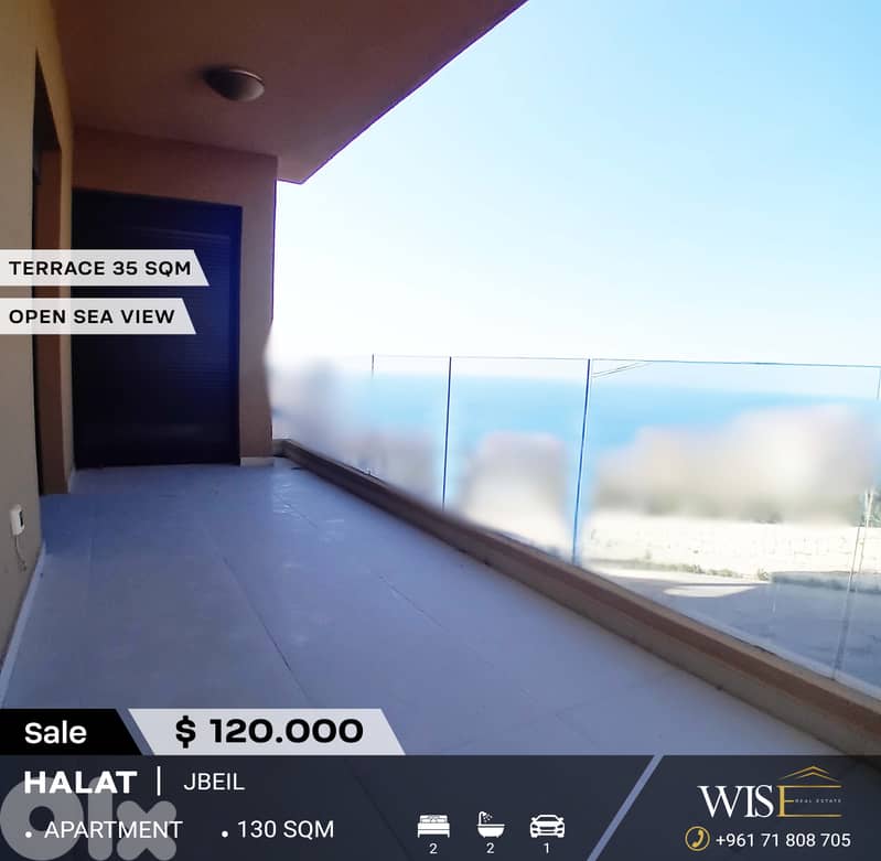 130 SQM Apartment with terrace for SALE in Halat! 0