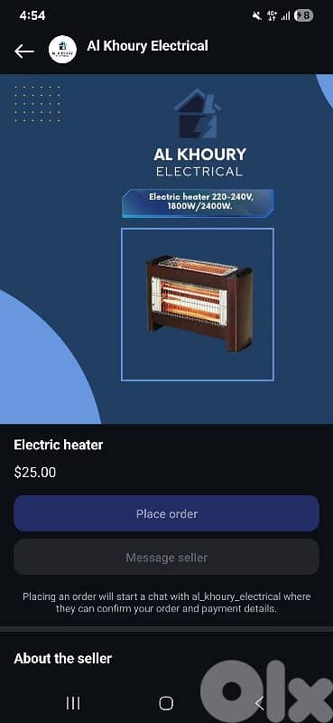 electric heater