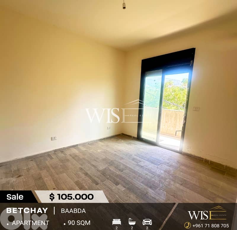 90 SQM Apartment for SALE in Baabda-Betchay! 0