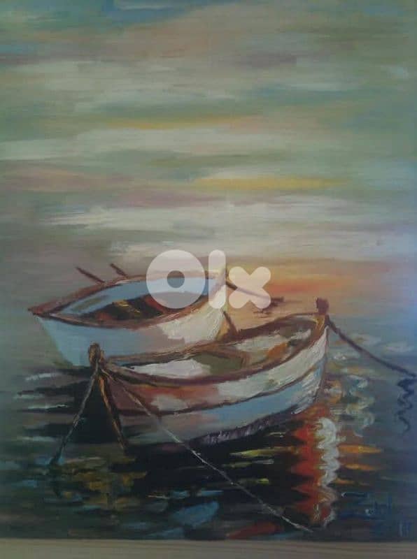 2 Oil Paintings لوحات زيتية 1