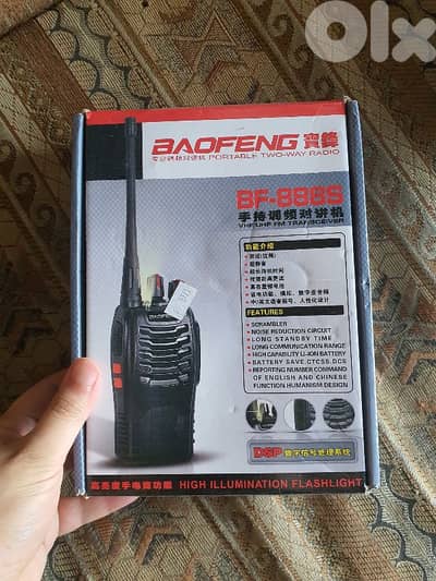 baofeng BF-888S ٦ أجهزة بعدون جداد  + ٦ سمعات اشتريتون