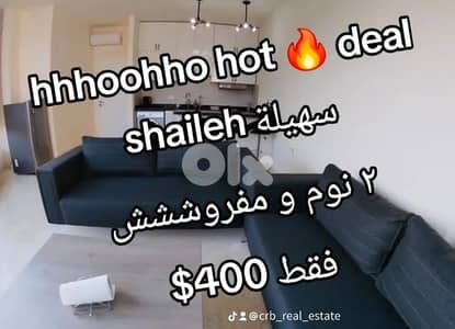 shaileh 2 bed furnished hot deal just 400$