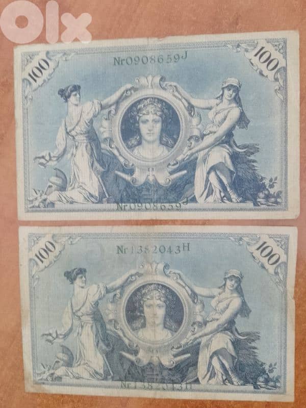 عملات المانية قديمة اصدارين 1908 و 1920 2
