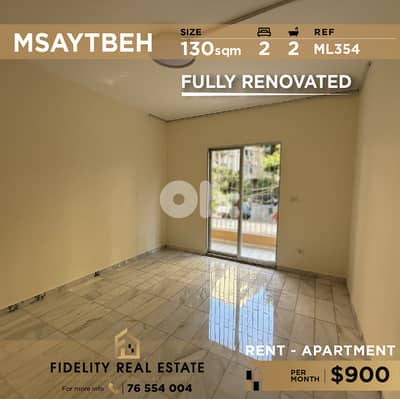 Apartment for rent in Msaytbeh ML354 شقة للإيجار في المصيطبة