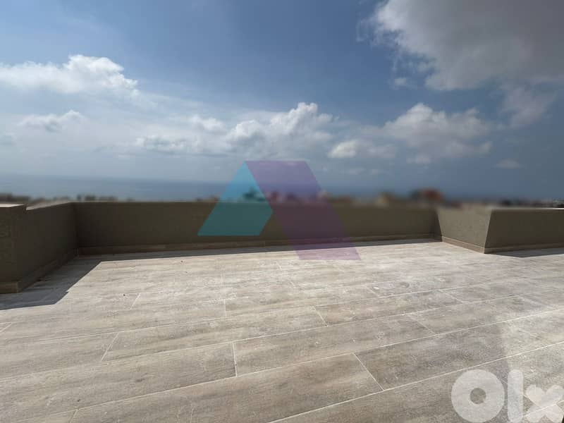 2bedrooms apartment+terrace+sea view 4rent in Jbeil Town - شقة في جبيل 0
