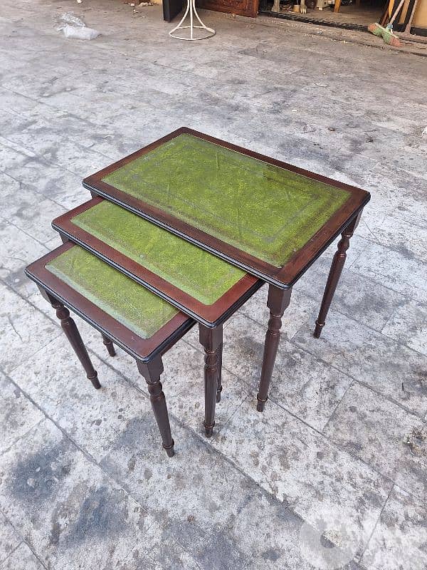 طقم طاولات جيغون فرنسي انتيك قديم 1