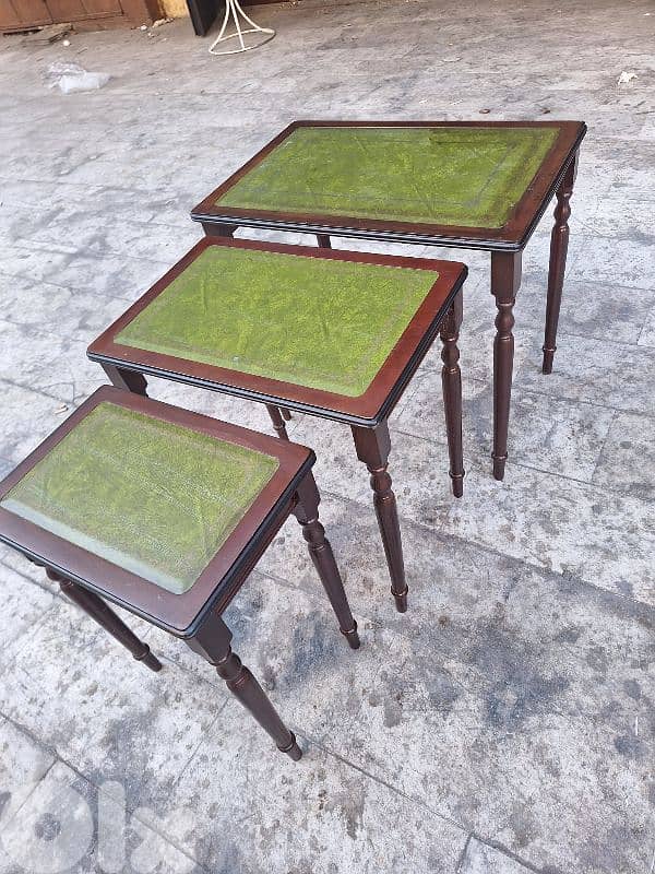 طقم طاولات جيغون فرنسي انتيك قديم 3