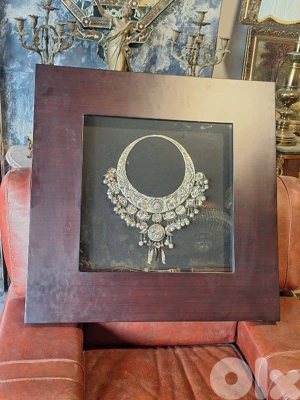 tribal necklace wall decoration 2