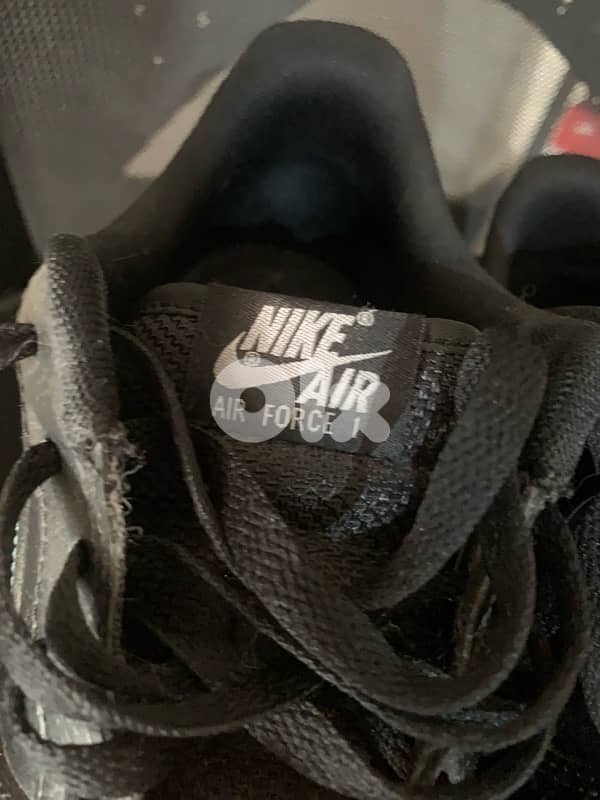 Nike Air Force 1 '07 Low Black Blue Lightning 1