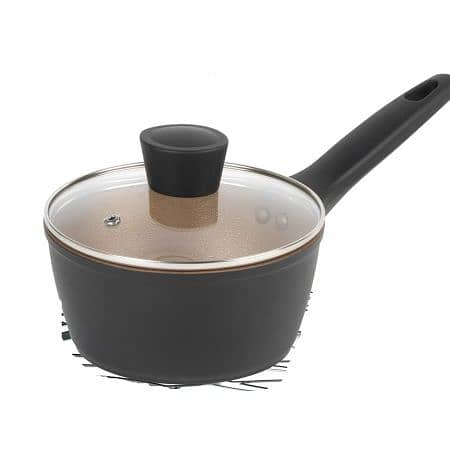 Russell Hobbs Non-Stick Saucepan With Glass Lid - قدر طبخ غير لاصق 0