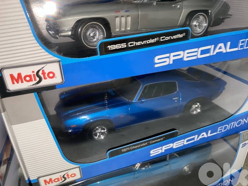 diecast muscle cars series scale 1/18 ford corvette many other 6