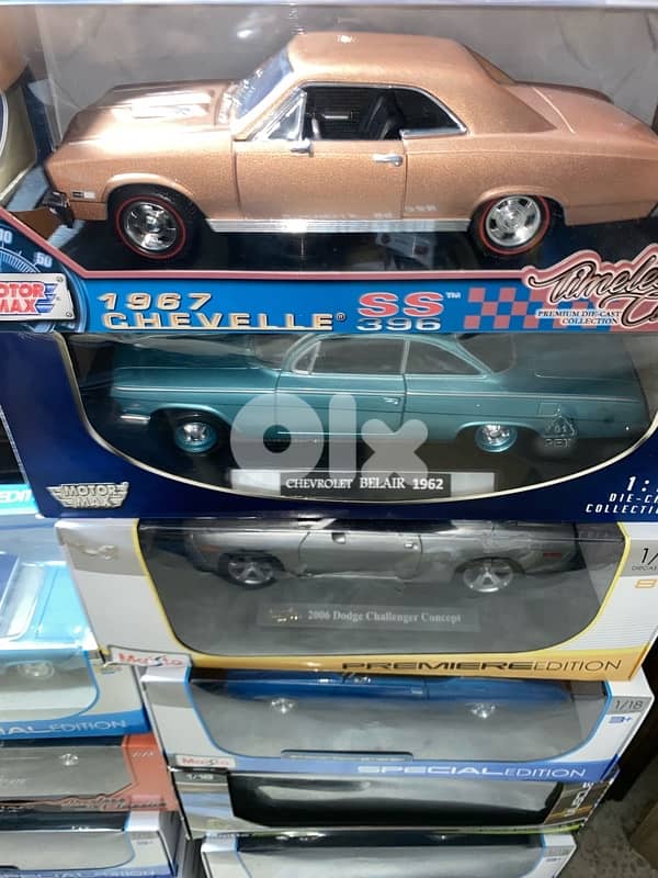 diecast muscle cars series scale 1/18 ford corvette many other 15