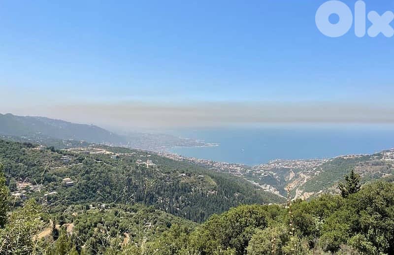 LAND For SALE in KFOUR with View أرض في  كفور 1