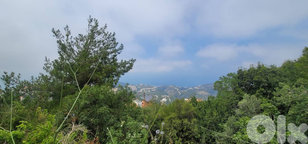 LAND For SALE in KFOUR with View أرض في  كفور 2