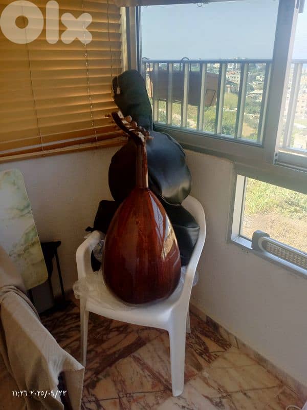 عود زرياب0 جديد مع حقيبة وريش بسعر110$ بدل 175 أفضل سعر بالسوق 1