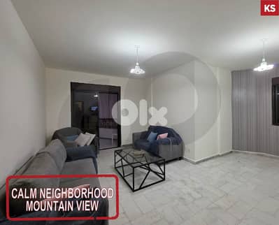 Spacious 135sqm apartment in a quiet area BAABDA/بعبدا REF#KS123696
