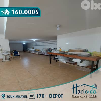 Warehouse For Sale In Zouk Mosbeh