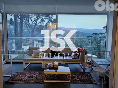 L19230 - Stunning Apartment With Terrace & Garden For Sale in Baabdat