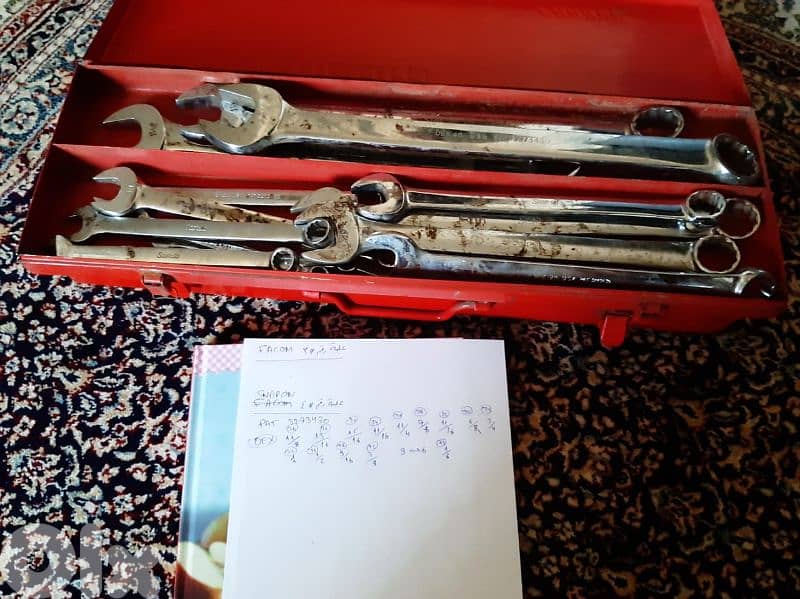 Facom & SnapOn للبيع عدة كاراج ميكانيك أصلية 8