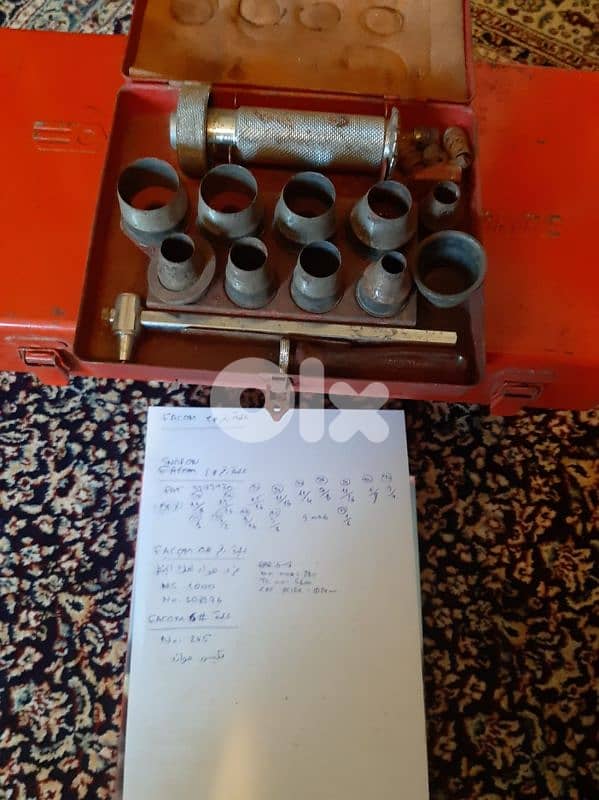 Facom & SnapOn للبيع عدة كاراج ميكانيك أصلية 9