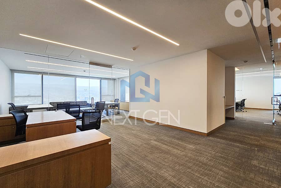 Furnished Office for rent in Achrafieh | مكتب للإيجار في الأشرفية 0