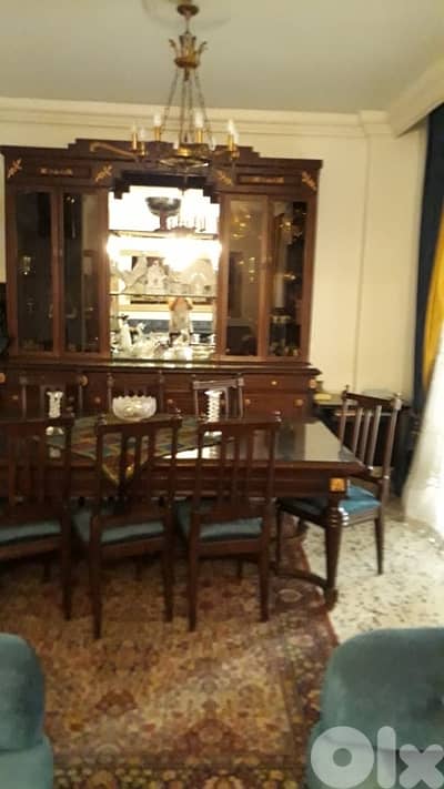 living room and dining table