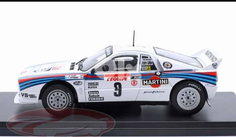 Lancia 037 (Rally Tour De Corse 1983) diecast car model 1;24 2