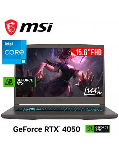 MSI Thin 15B13VE GAMING LAPTOP i5 13420H 16Gb 512GB 6GB RTX4050-15.6"
