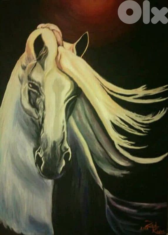 لوحة زيتية Oil painting 0