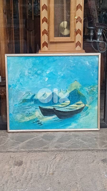 لوحة رسم زيتي اوروبية 1