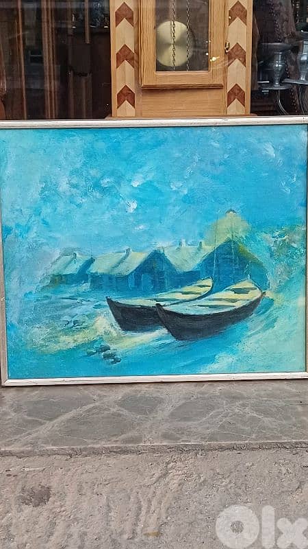 لوحة رسم زيتي اوروبية 2