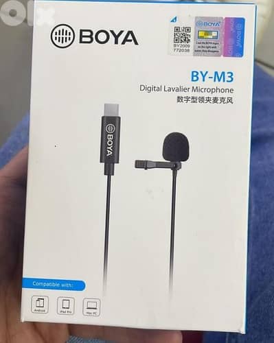 Boya by-m3 digital lavalier microphone