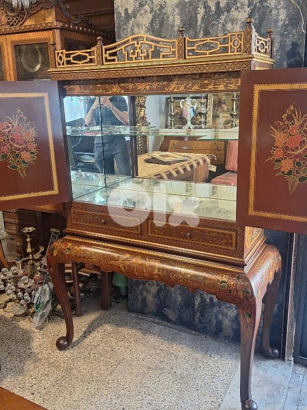 chinese red bar cabinet 4