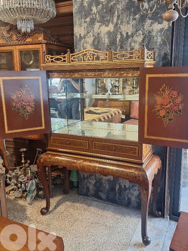 chinese red bar cabinet 5